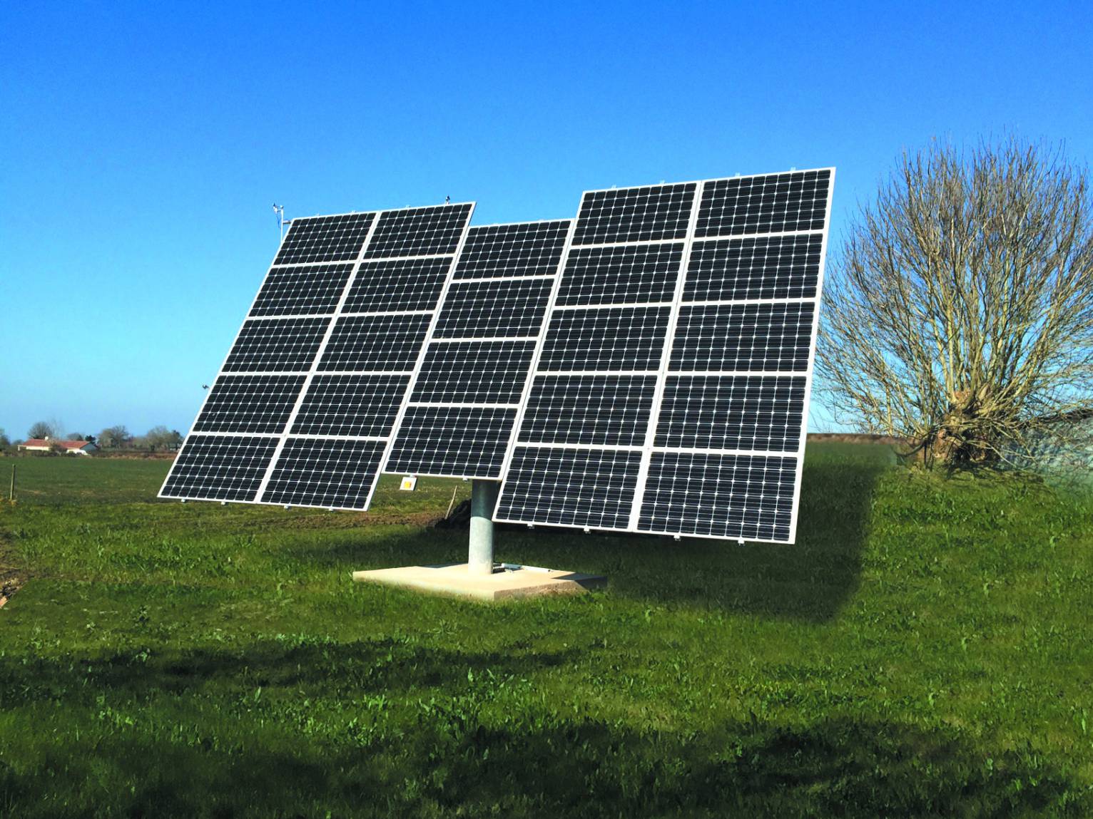 Electricité connecté réseau panneaux photovoltaiques